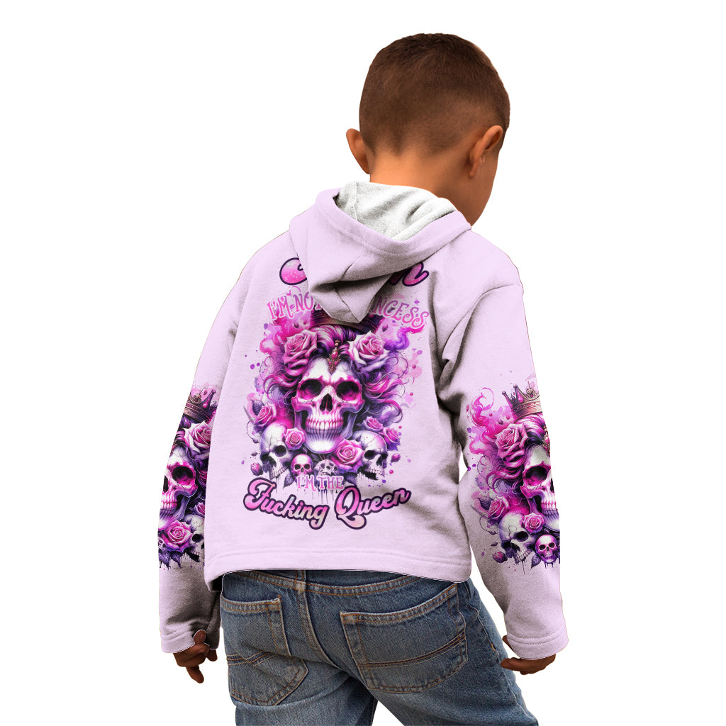 Rose Skull Kid Hoodie Bitch I'm The Fucking Queen