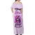 Rose Skull Off Shoulder Maxi Dress Bitch I'm The Fucking Queen