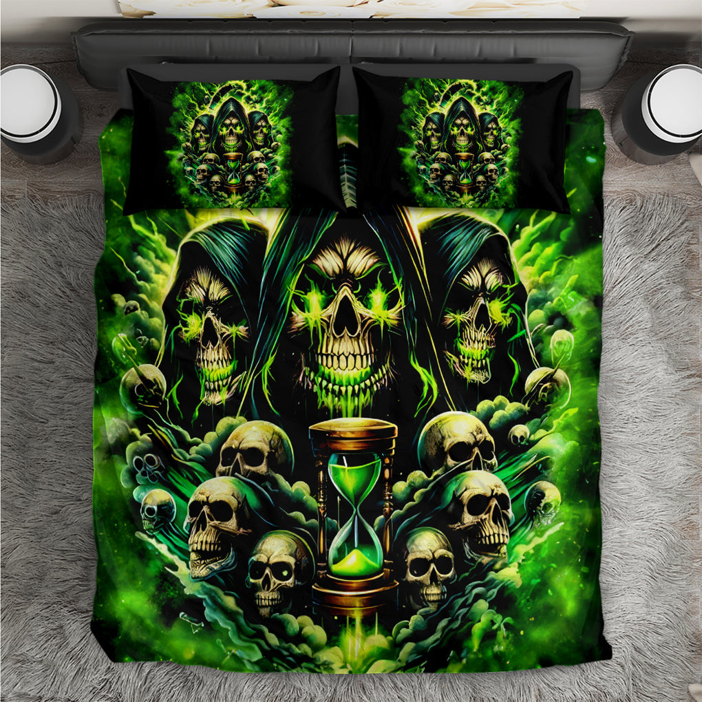 Flame Skull Bedding Set I Have 3 Sides Quite Sweet Funny Crazy