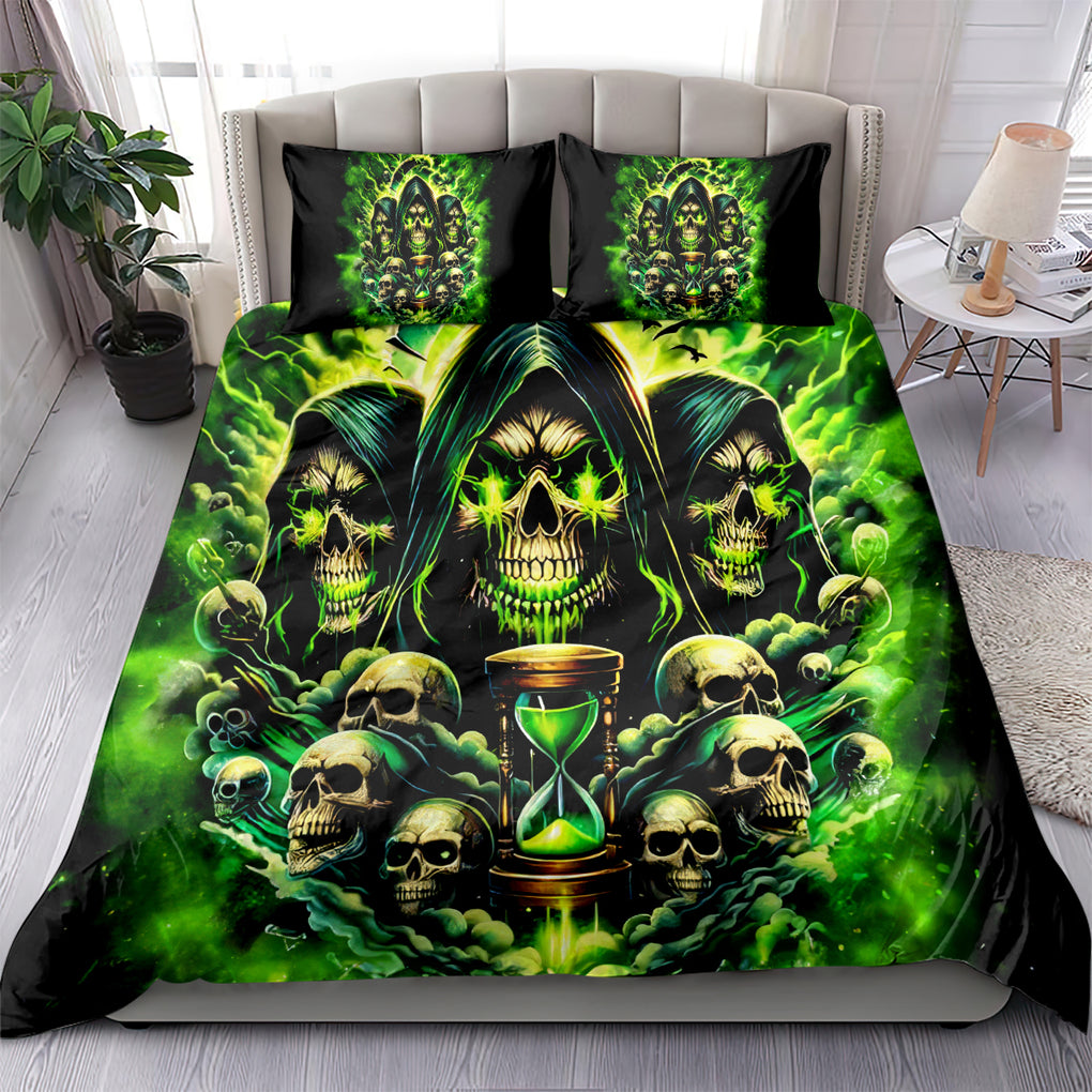 Flame Skull Bedding Set I Have 3 Sides Quite Sweet Funny Crazy