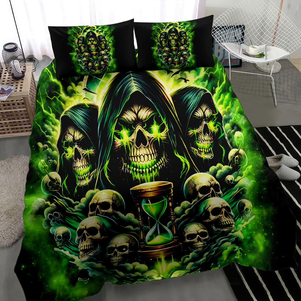 Flame Skull Bedding Set I Have 3 Sides Quite Sweet Funny Crazy