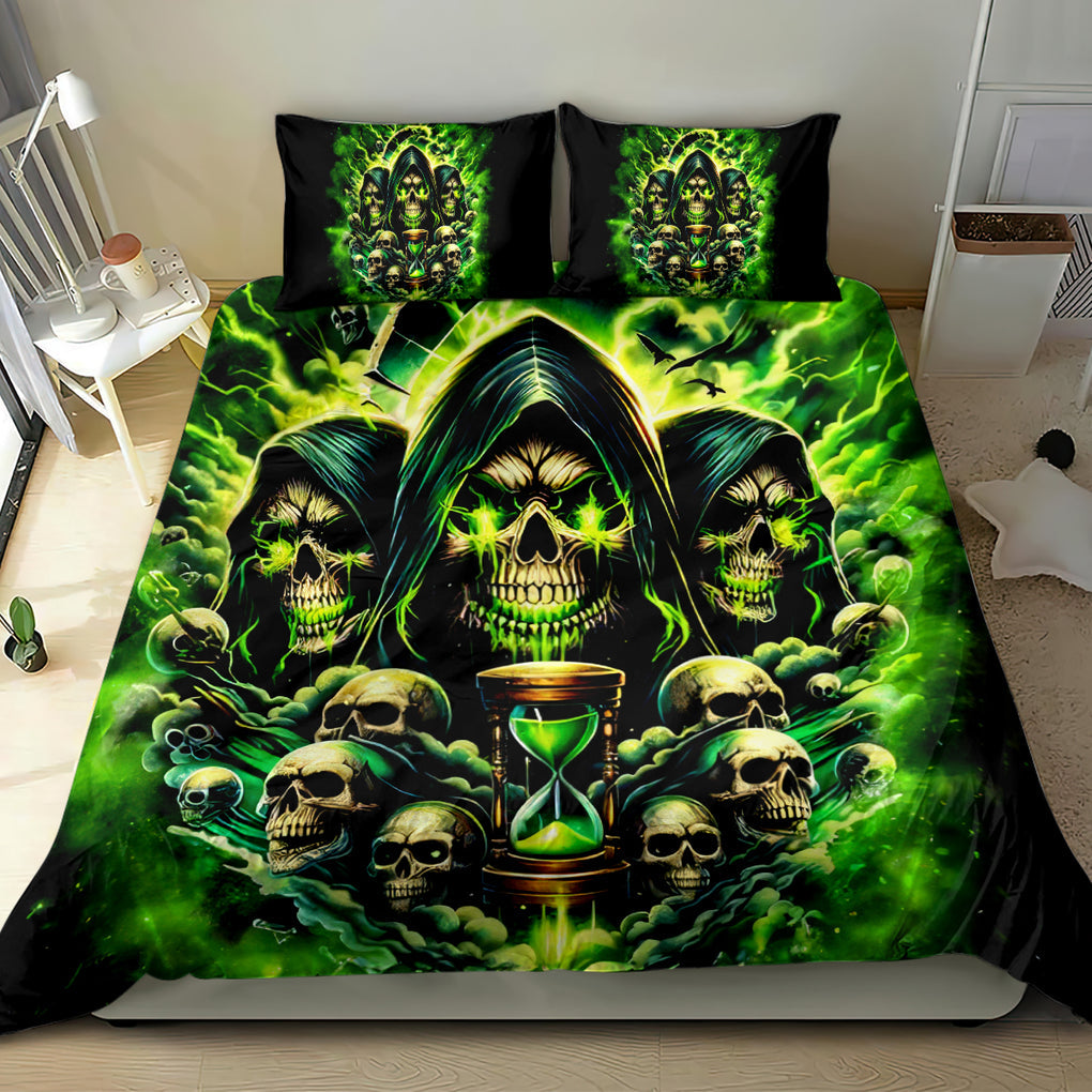 Flame Skull Bedding Set I Have 3 Sides Quite Sweet Funny Crazy