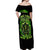 Flame Skull Off Shoulder Maxi Dress I Have 3 Sides Quite Sweet Funny Crazy