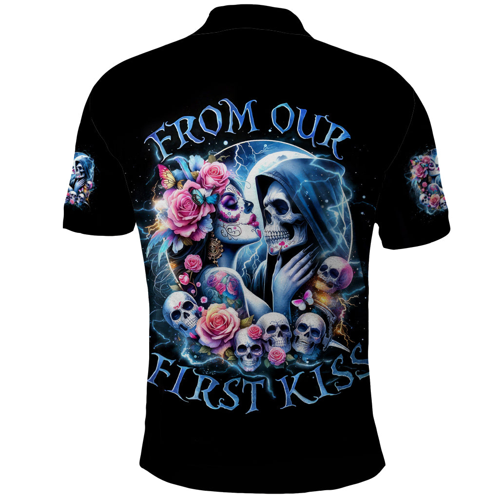 Couple Skull Polo Shirt From Our Firse Kiss