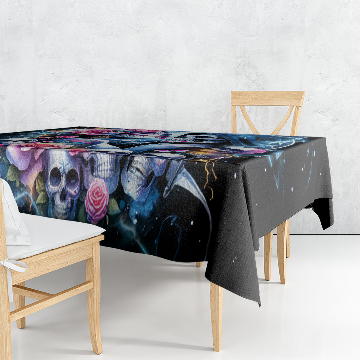 Couple Skull Tablecloth From Our Firse Kiss