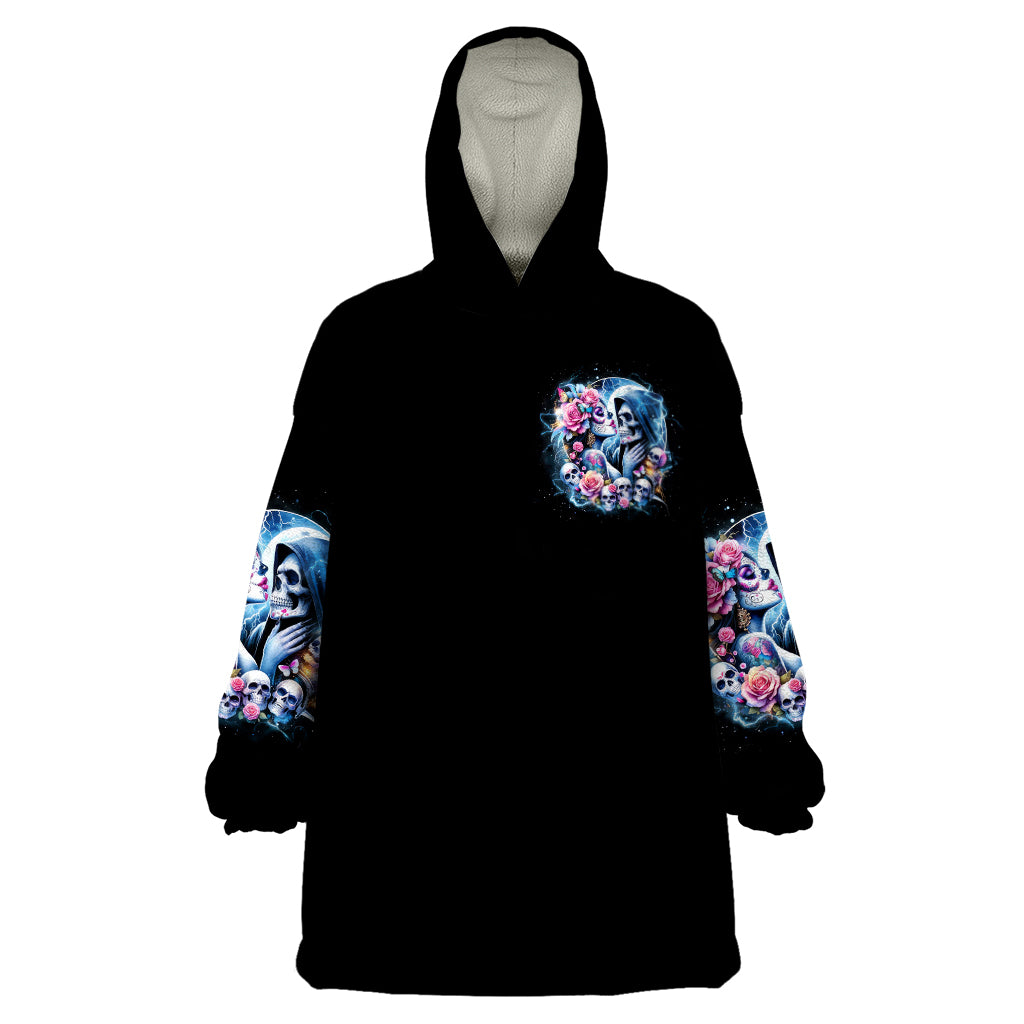 Couple Skull Wearable Blanket Hoodie From Our Firse Kiss
