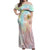 Sunflower Skull Off Shoulder Maxi Dress She Is Sunshine Mixed With A Little Hurricane