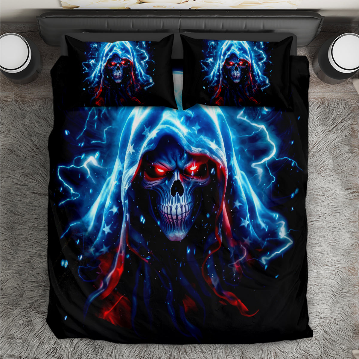 Thunder Skull Bedding Set I'm Not Anti Social I'm Just Not User Friendly