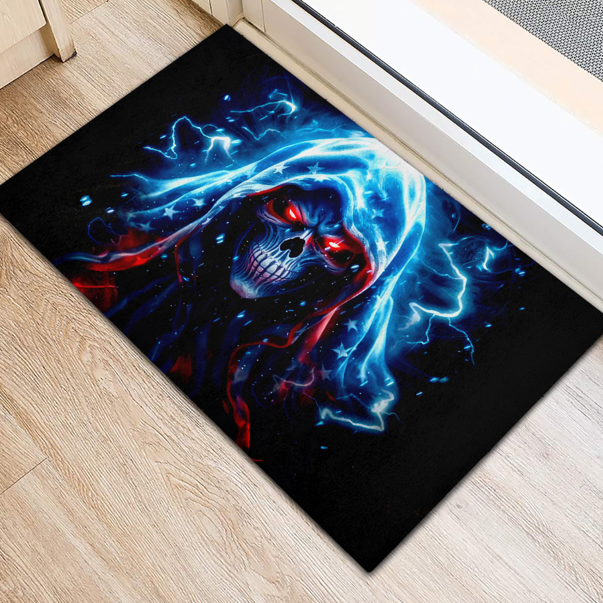 Thunder Skull Rubber Doormat I'm Not Anti Social I'm Just Not User Friendly