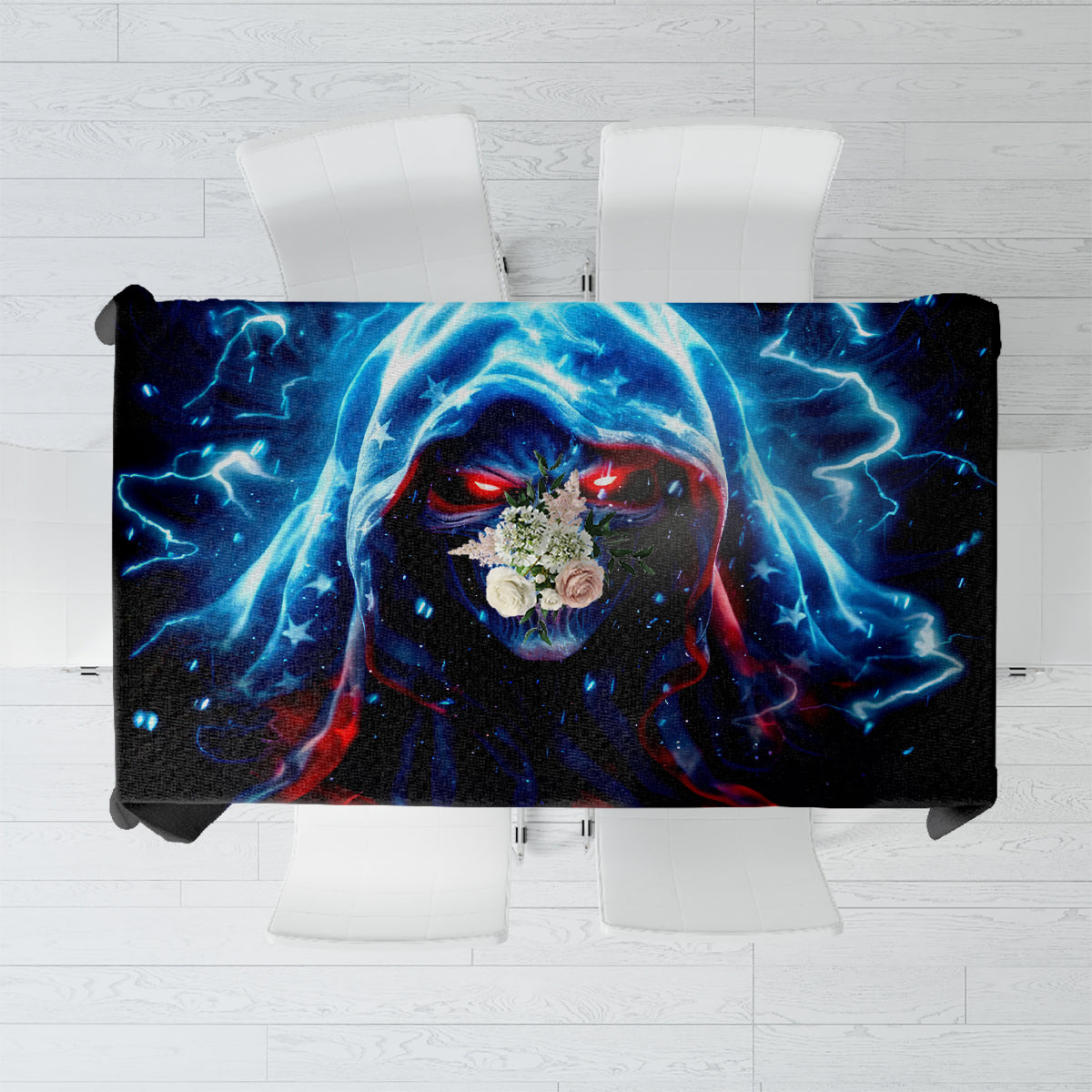 Thunder Skull Tablecloth I'm Not Anti Social I'm Just Not User Friendly