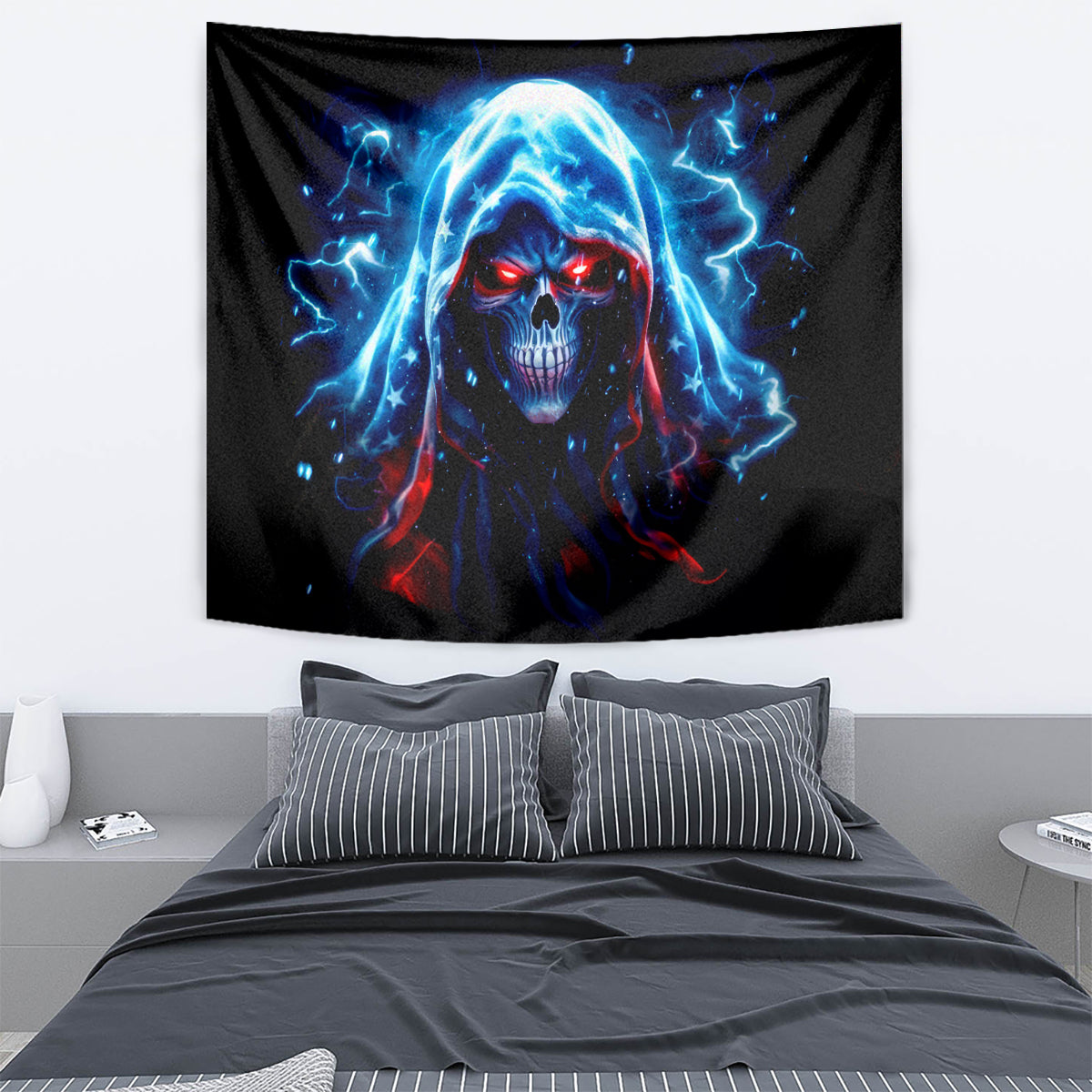Thunder Skull Tapestry I'm Not Anti Social I'm Just Not User Friendly