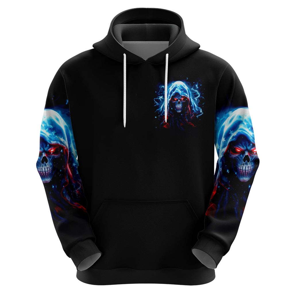 Thunder Skull Zip Hoodie I'm Not Anti Social I'm Just Not User Friendly