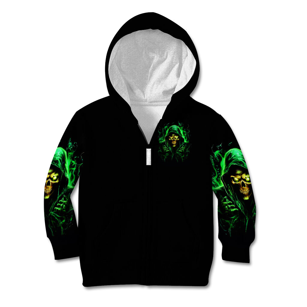 Flame Skull Kid Hoodie Of Course I'm Going To Hell I'm Just Here To Pick You Up