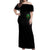 Flame Skull Off Shoulder Maxi Dress Of Course I'm Going To Hell I'm Just Here To Pick You Up