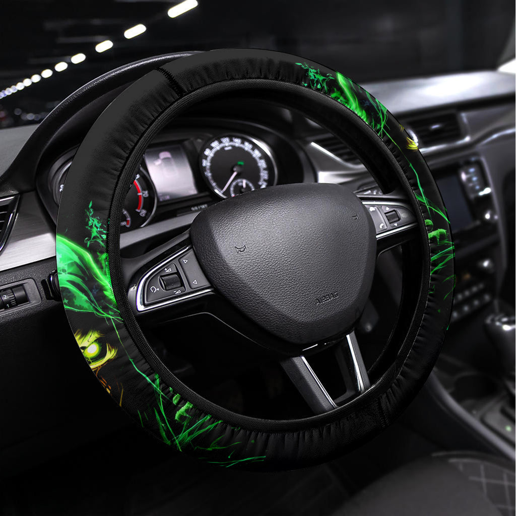 Flame Skull Steering Wheel Cover Of Course I'm Going To Hell I'm Just Here To Pick You Up