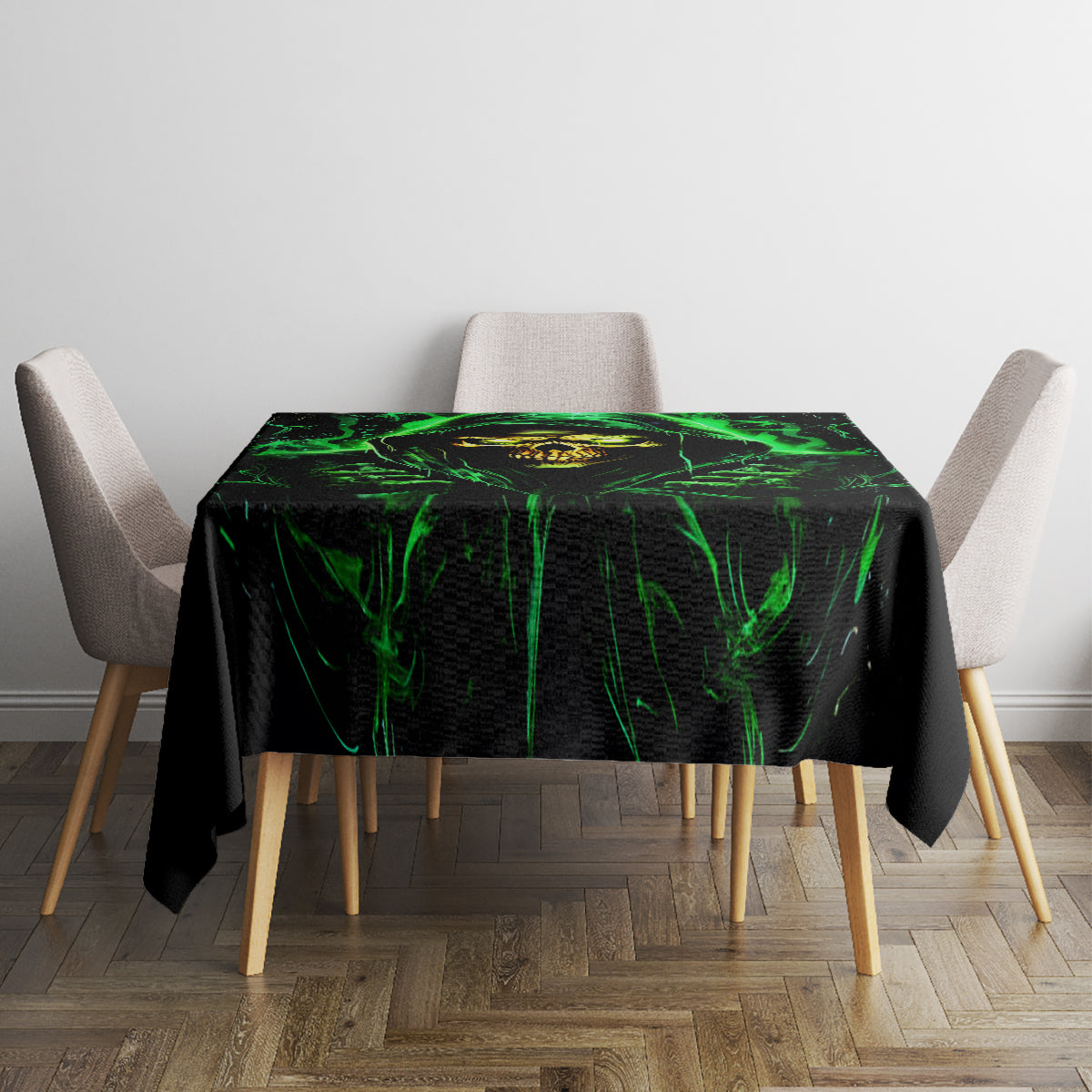 Flame Skull Tablecloth Of Course I'm Going To Hell I'm Just Here To Pick You Up