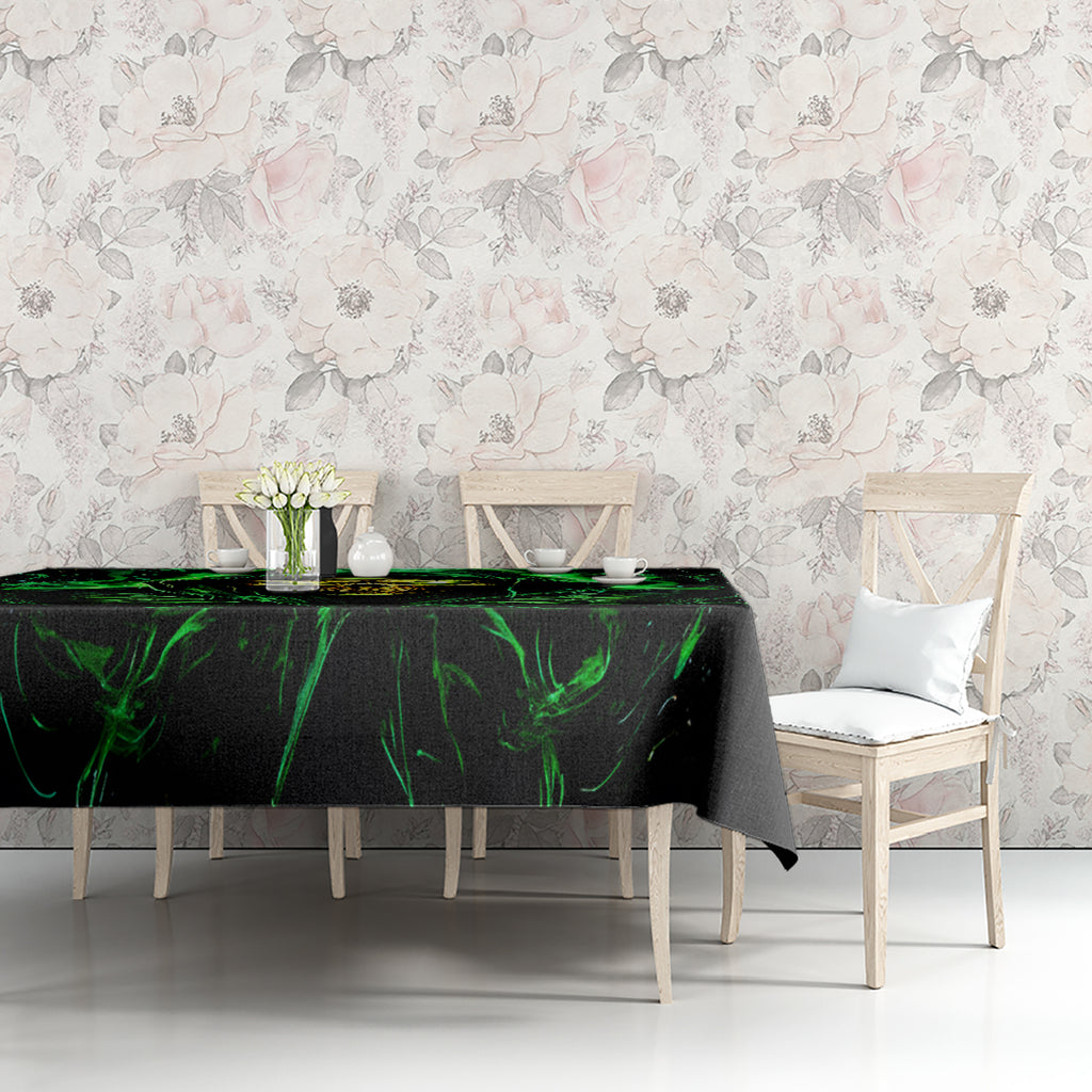 Flame Skull Tablecloth Of Course I'm Going To Hell I'm Just Here To Pick You Up
