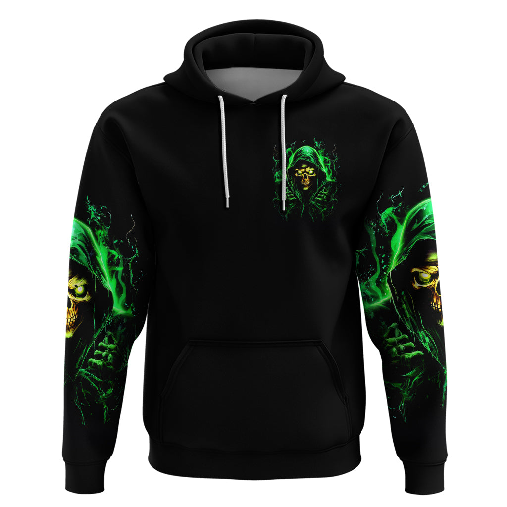 Flame Skull Zip Hoodie Of Course I'm Going To Hell I'm Just Here To Pick You Up