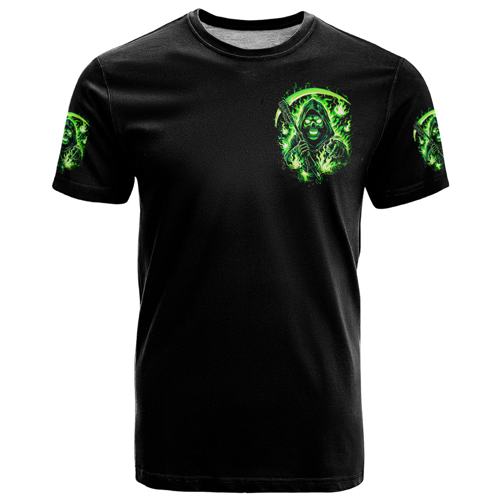 Flame Reaper Skull T Shirt Stop Asking Why I'm An Asshole I Don't Ask Why You So Stupid