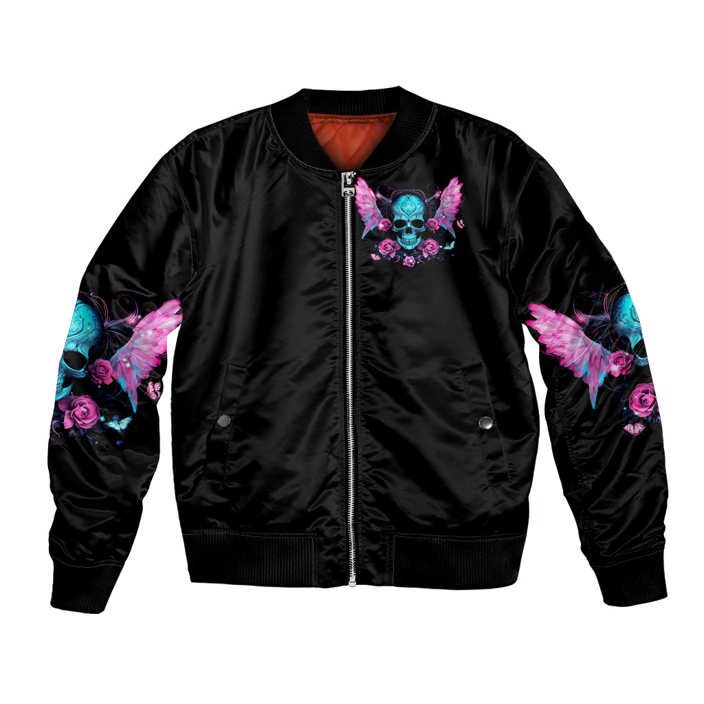 Fairy Skull Bomber Jacket The Good Girl In Me Got Tired Of The Bullshit