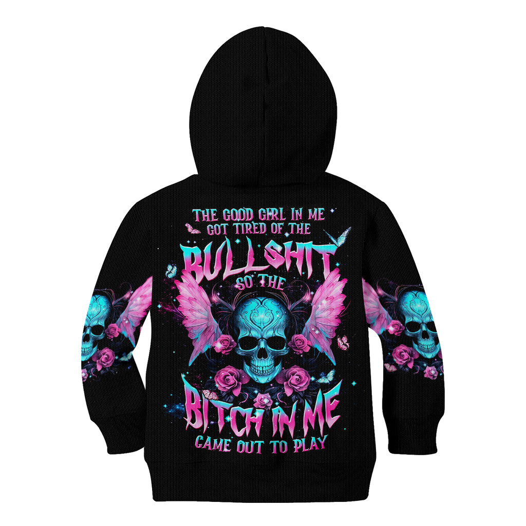 Fairy Skull Kid Hoodie The Good Girl In Me Got Tired Of The Bullshit