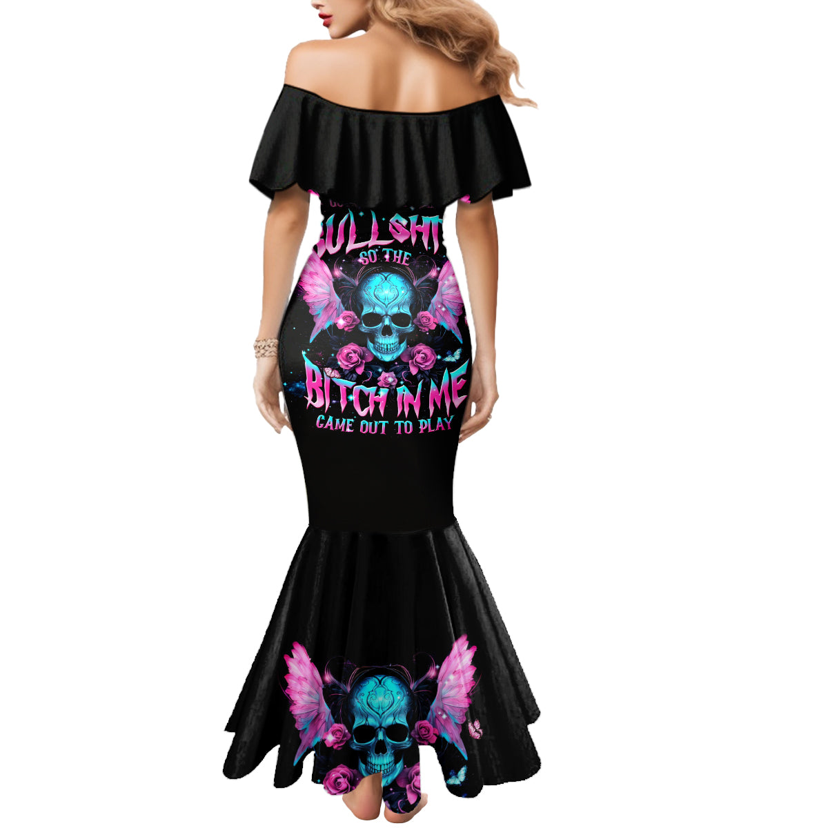 Fairy Skull Mermaid Dress The Good Girl In Me Got Tired Of The Bullshit