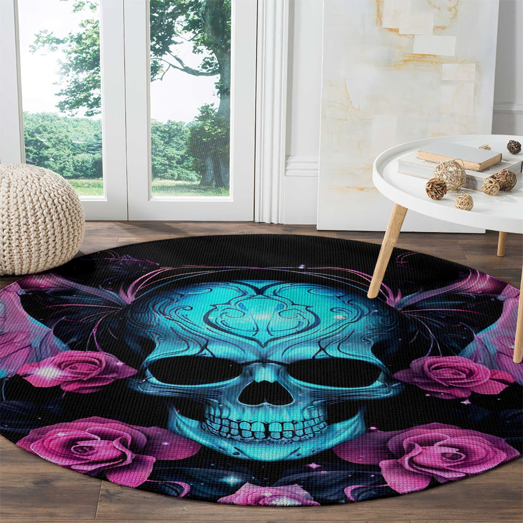 Fairy Skull Round Carpet The Good Girl In Me Got Tired Of The Bullshit