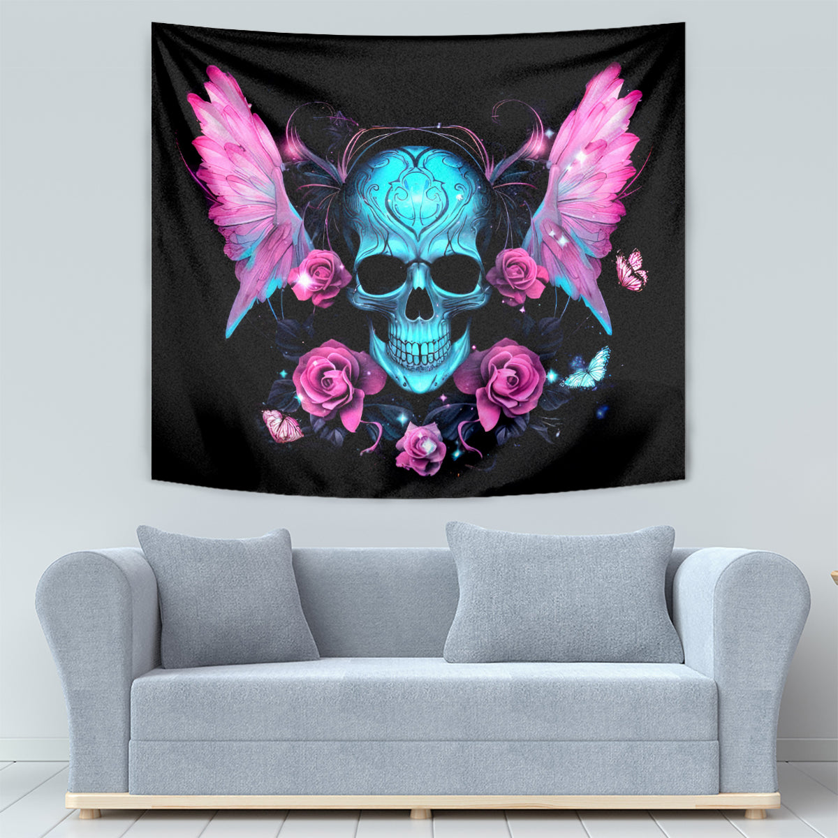 Fairy Skull Tapestry The Good Girl In Me Got Tired Of The Bullshit
