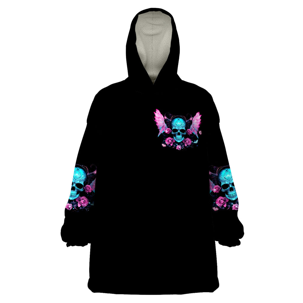 Fairy Skull Wearable Blanket Hoodie The Good Girl In Me Got Tired Of The Bullshit