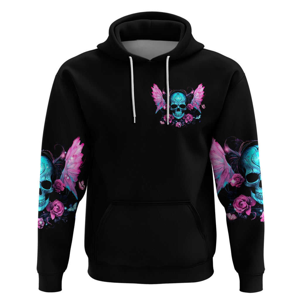 Fairy Skull Zip Hoodie The Good Girl In Me Got Tired Of The Bullshit