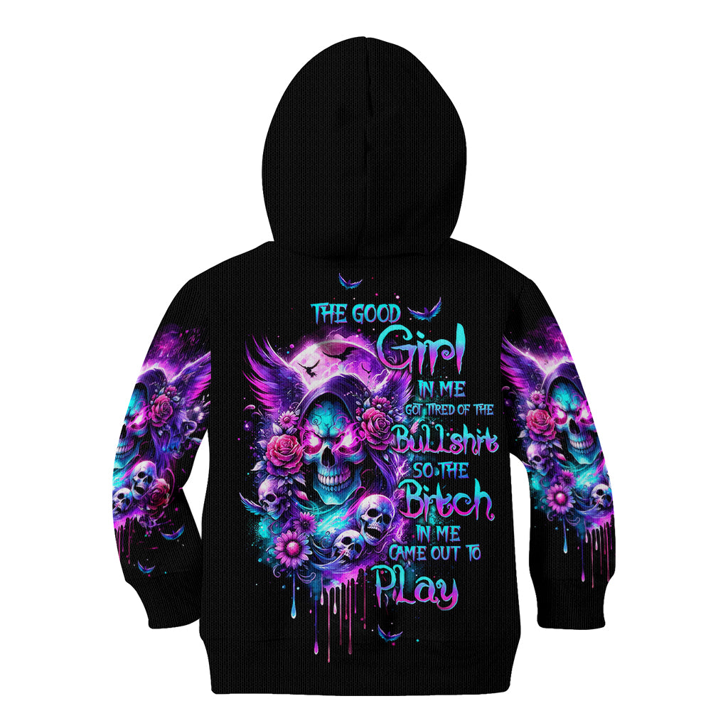 Fairy Skull Kid Hoodie The Good Girl In Me Got Tired Of The Bullshit