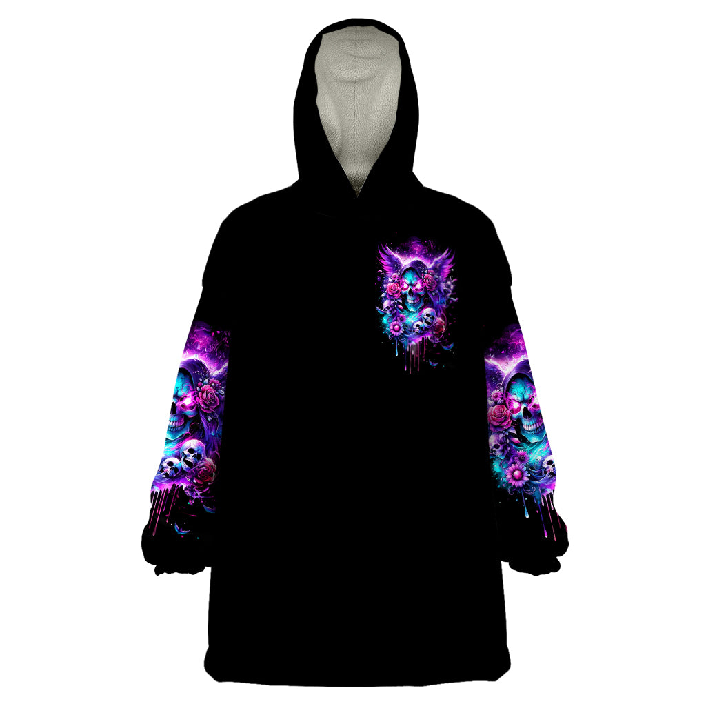 Fairy Skull Wearable Blanket Hoodie The Good Girl In Me Got Tired Of The Bullshit