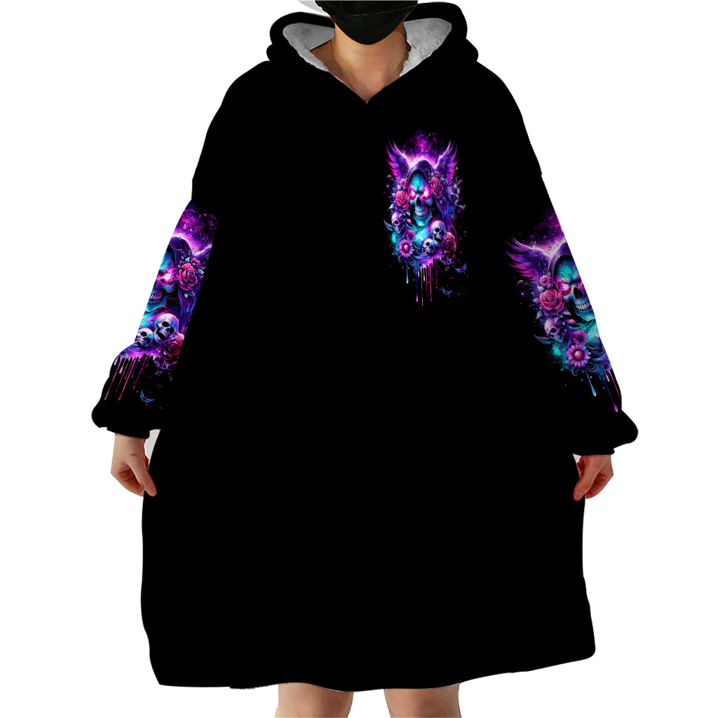 Fairy Skull Wearable Blanket Hoodie The Good Girl In Me Got Tired Of The Bullshit