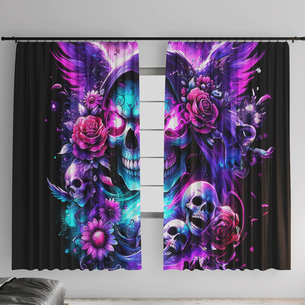 Fairy Skull Window Curtain The Good Girl In Me Got Tired Of The Bullshit
