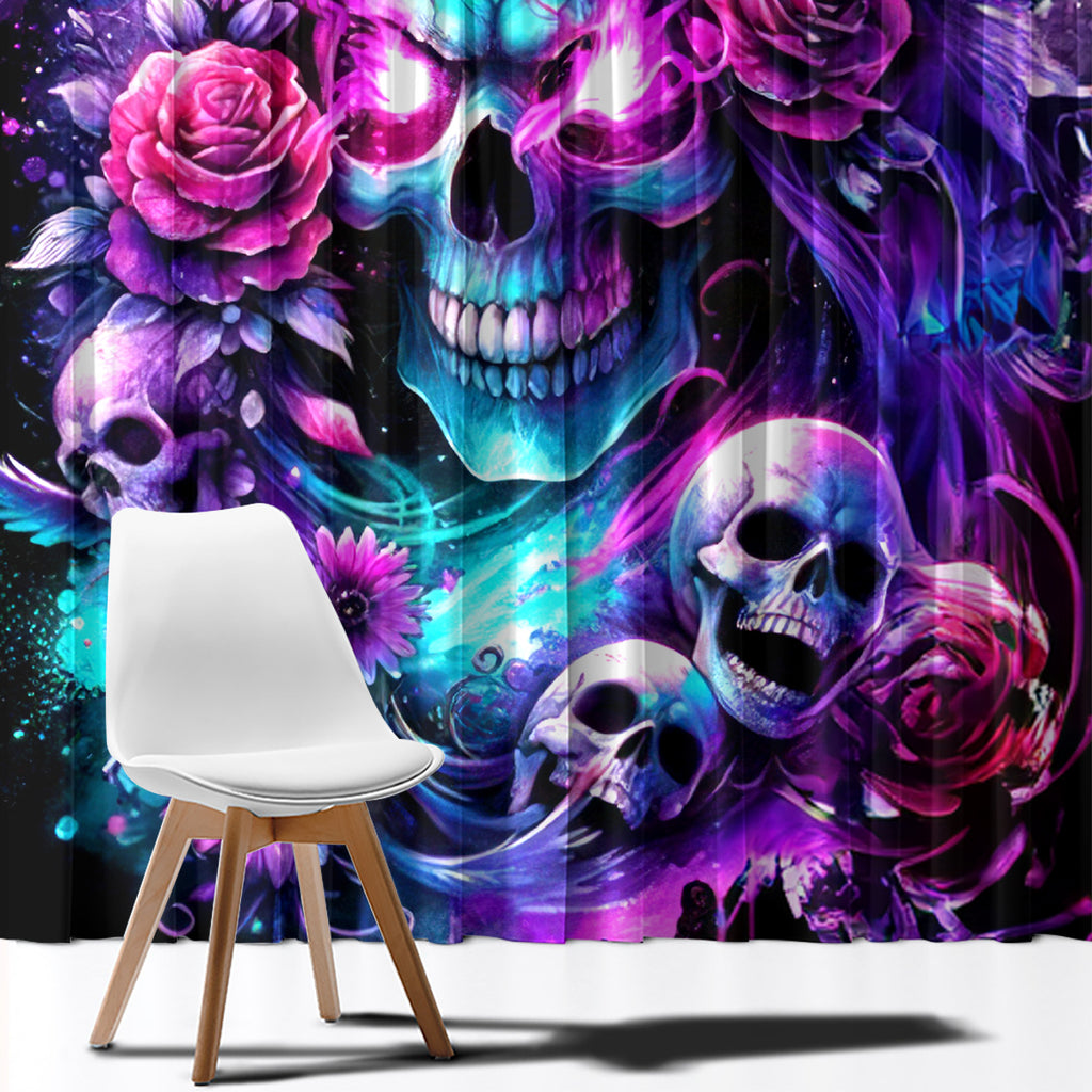 Fairy Skull Window Curtain The Good Girl In Me Got Tired Of The Bullshit