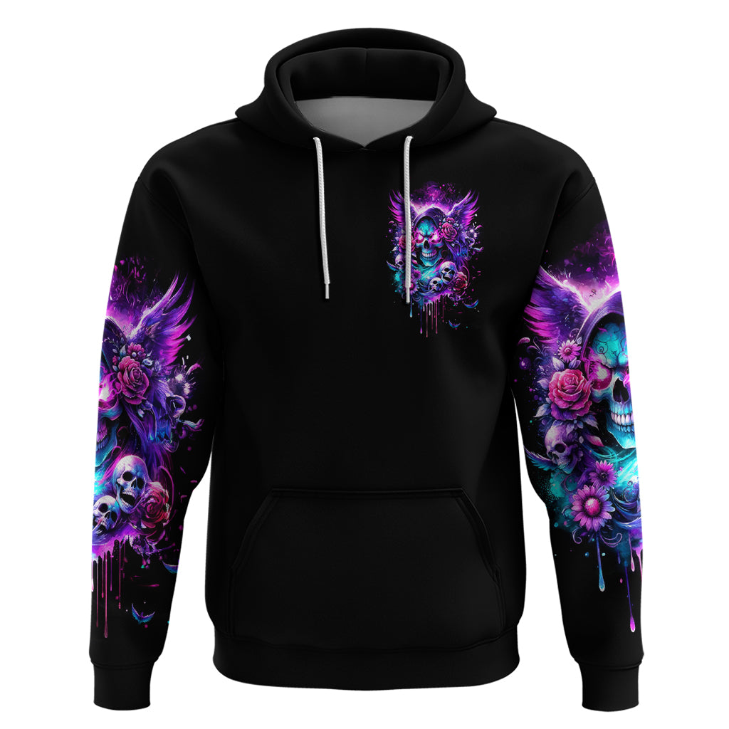 Fairy Skull Zip Hoodie The Good Girl In Me Got Tired Of The Bullshit