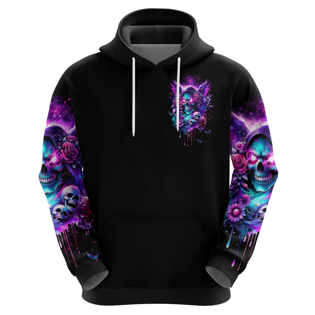 Fairy Skull Zip Hoodie The Good Girl In Me Got Tired Of The Bullshit