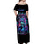 Queen Skull Off Shoulder Maxi Dress Bitch I'm The Fucking Queen