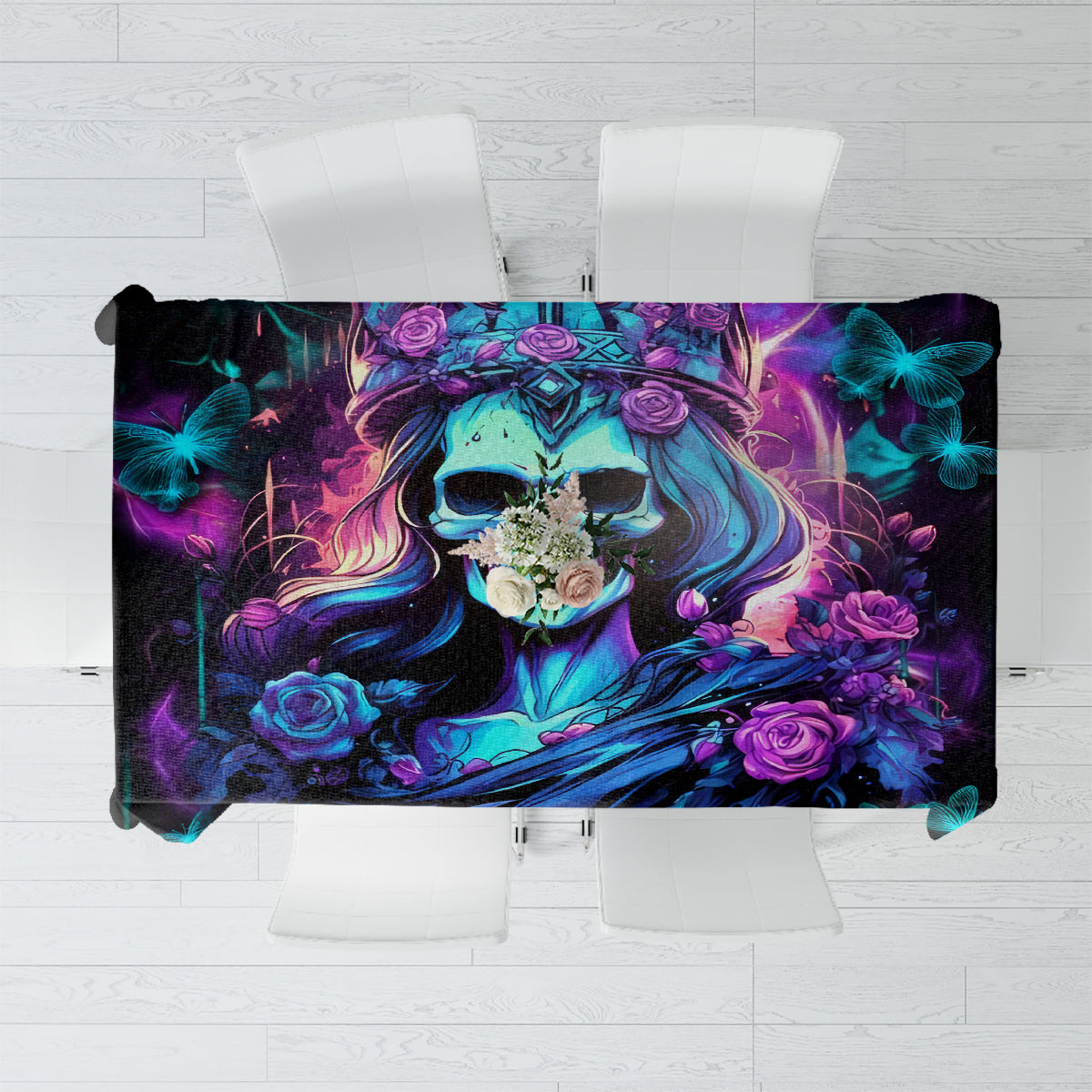 Queen Skull Tablecloth Bitch I'm The Fucking Queen