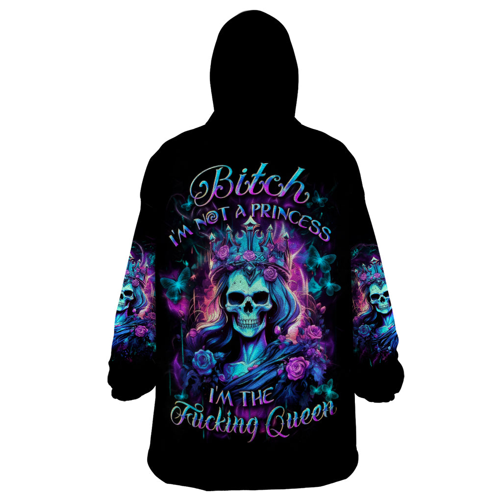Queen Skull Wearable Blanket Hoodie Bitch I'm The Fucking Queen