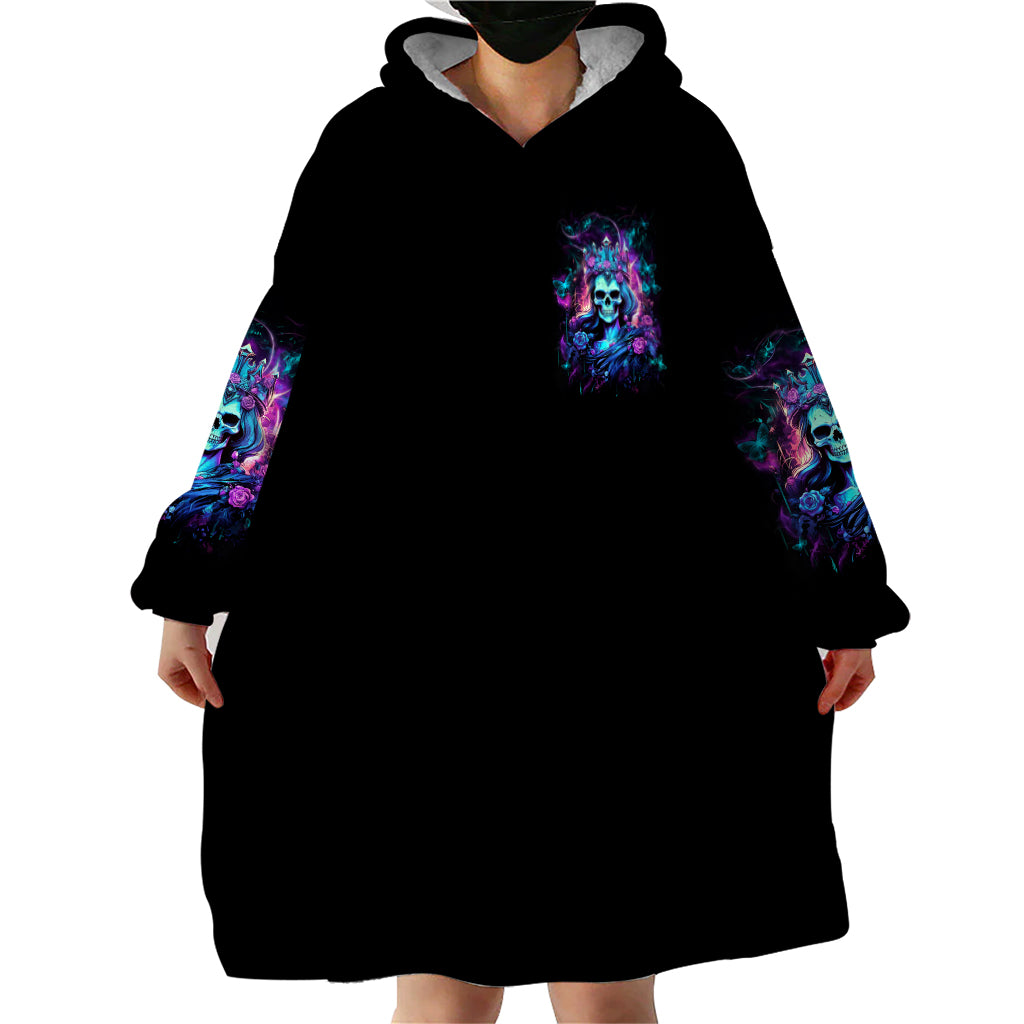 Queen Skull Wearable Blanket Hoodie Bitch I'm The Fucking Queen