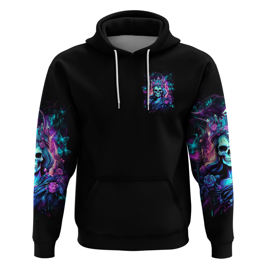 Queen Skull Zip Hoodie Bitch I'm The Fucking Queen