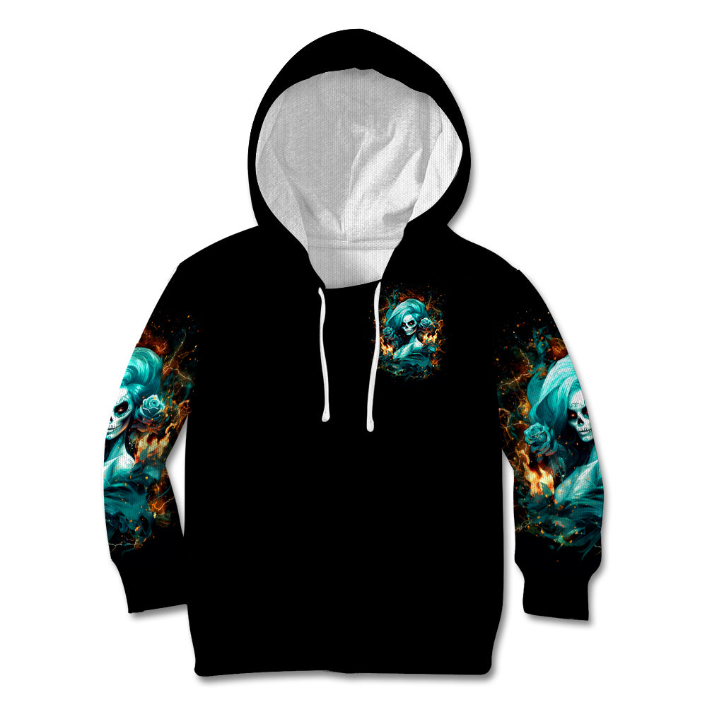 Flame Girl Skull Kid Hoodie Assuming I Was Like Most Girls Was Your First Mistake
