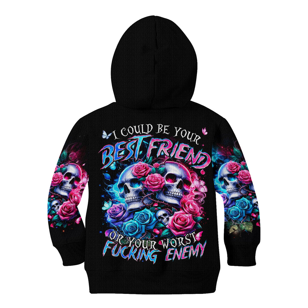 Couple Skull Kid Hoodie I Could Be Your Best Friend Or Your Worst Fucking Enemy