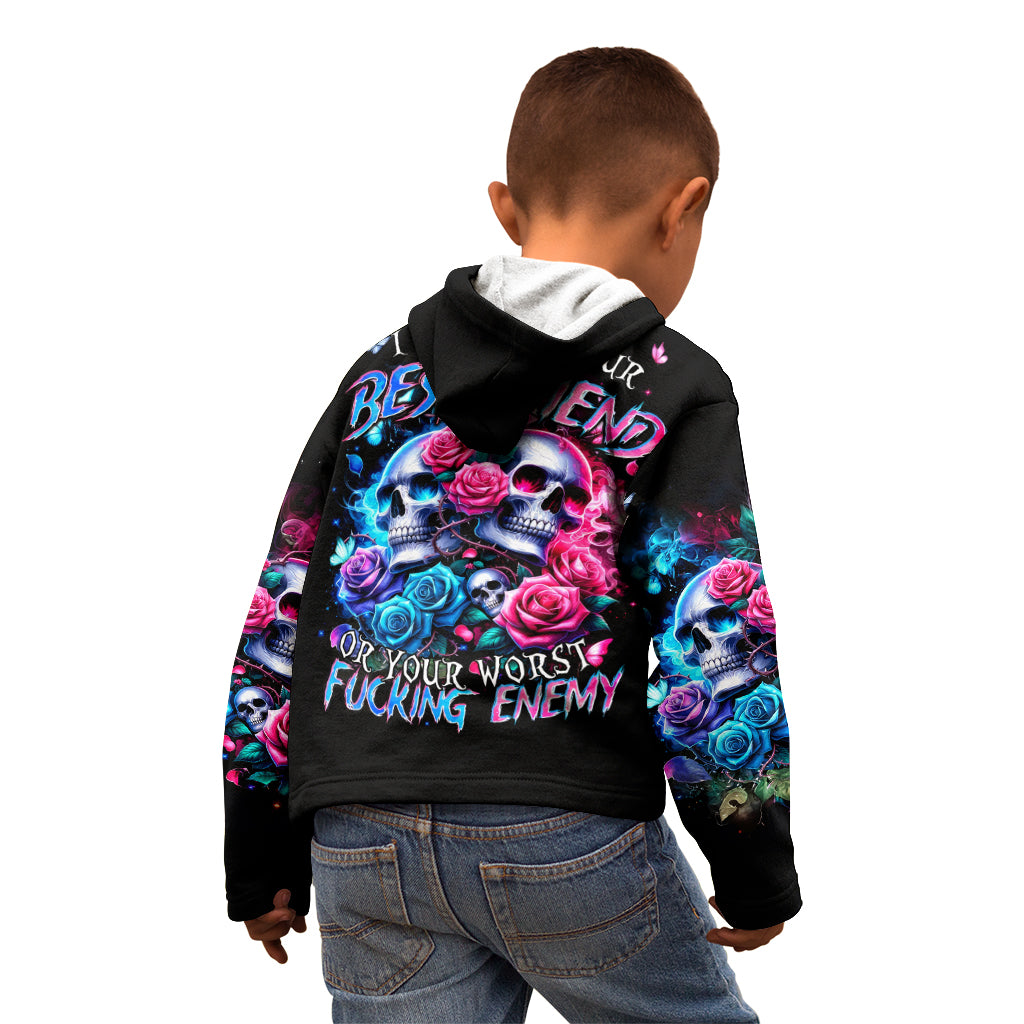 Couple Skull Kid Hoodie I Could Be Your Best Friend Or Your Worst Fucking Enemy