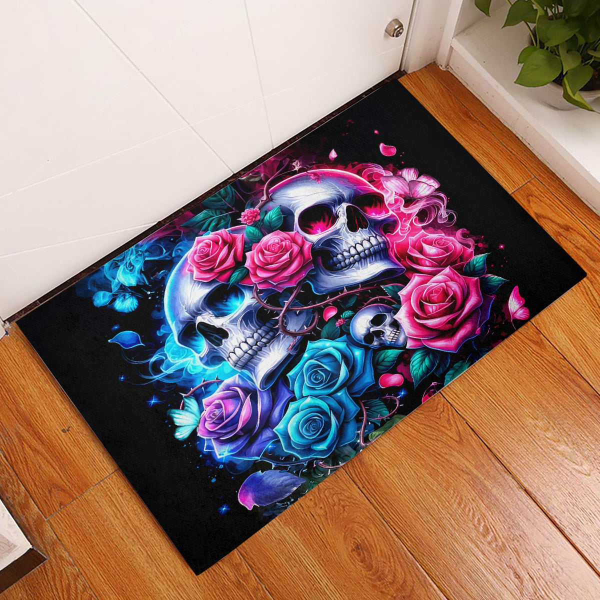 Couple Skull Rubber Doormat I Could Be Your Best Friend Or Your Worst Fucking Enemy