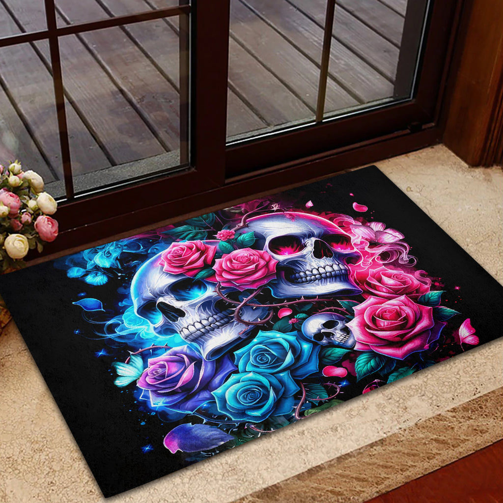 Couple Skull Rubber Doormat I Could Be Your Best Friend Or Your Worst Fucking Enemy
