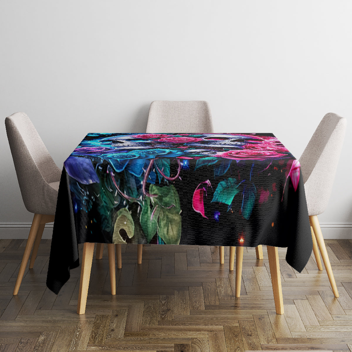 Couple Skull Tablecloth I Could Be Your Best Friend Or Your Worst Fucking Enemy