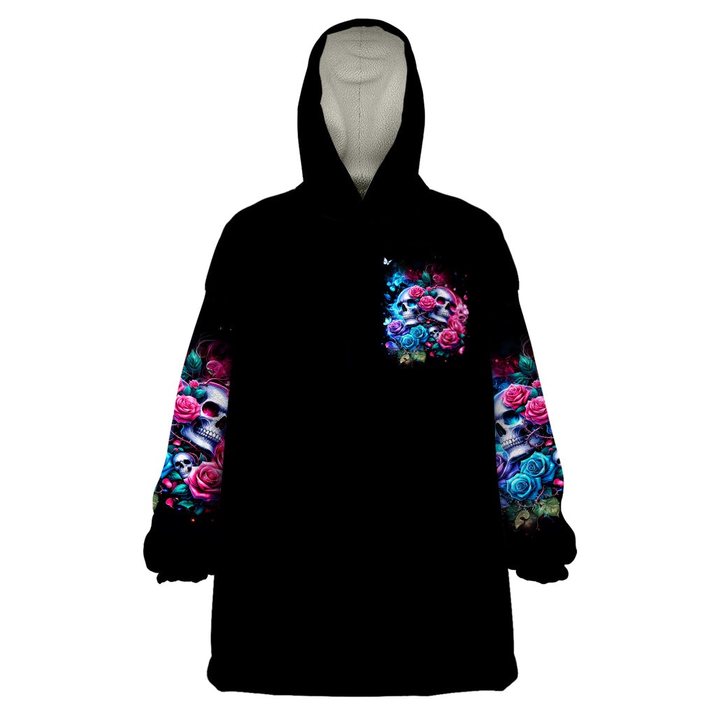 Couple Skull Wearable Blanket Hoodie I Could Be Your Best Friend Or Your Worst Fucking Enemy