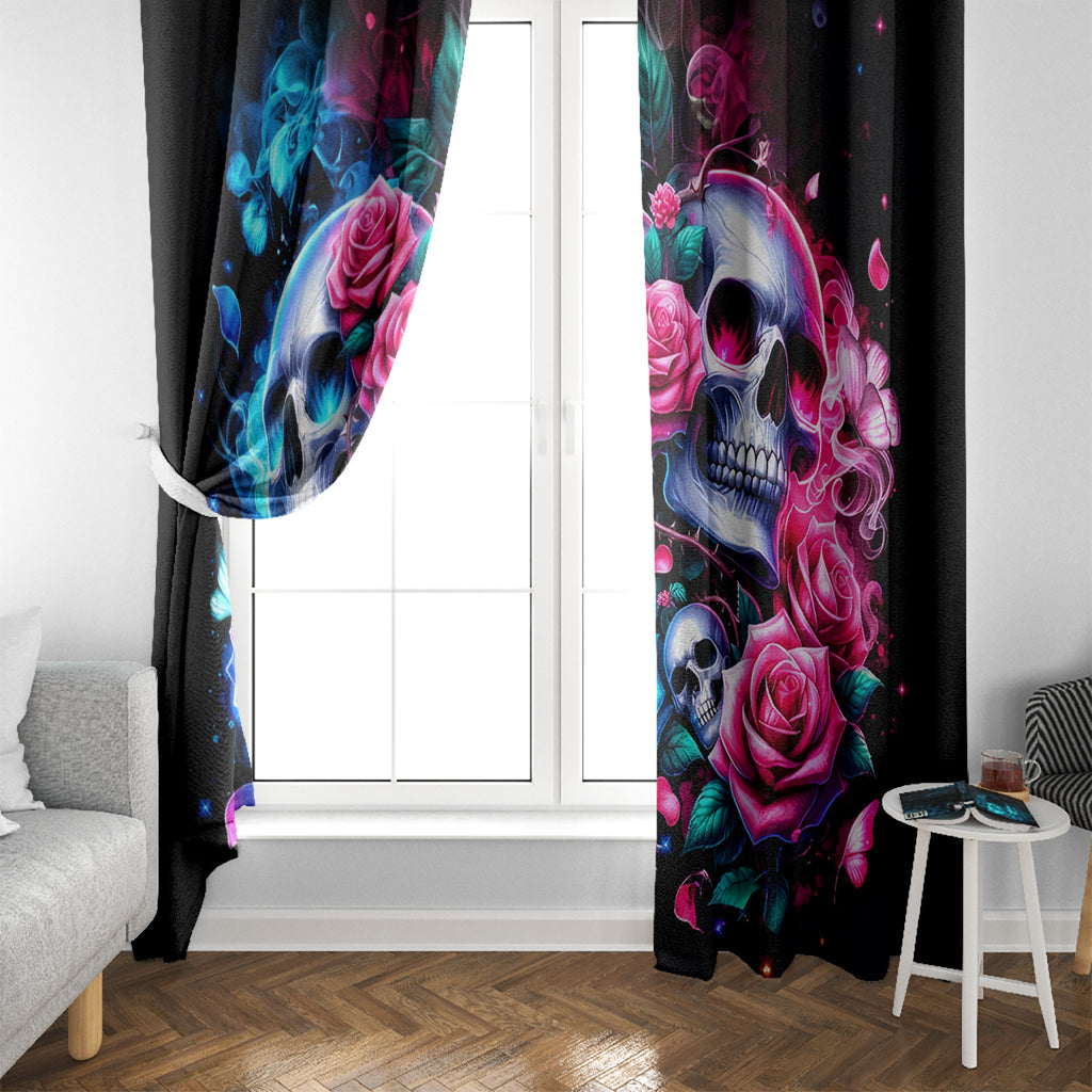 Couple Skull Window Curtain I Could Be Your Best Friend Or Your Worst Fucking Enemy
